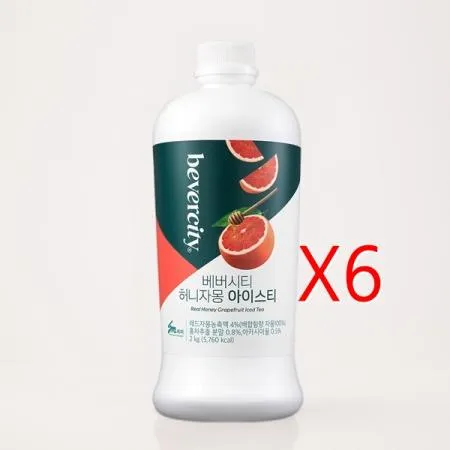 세미 베버시티 허니자몽 아이스티 2kg x 6개