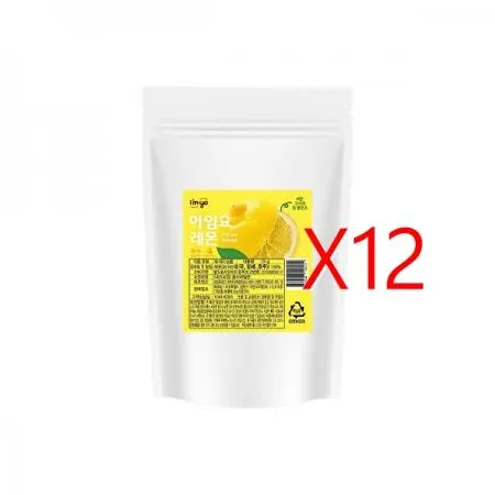 아임요 동결건조 과일칩 레몬 슬라이스 20g x 12개