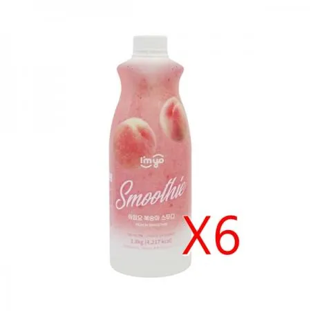 아임요 복숭아 스무디 1.8kg x 6개 /1박스