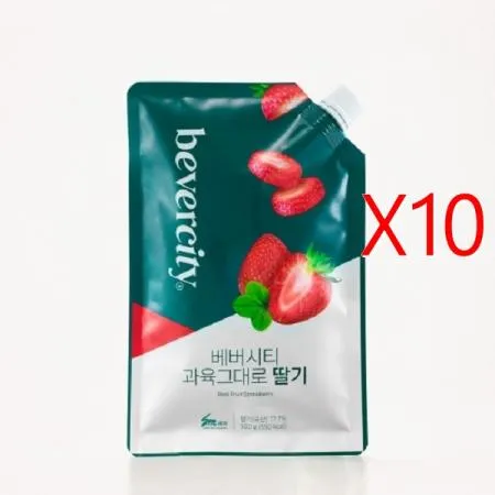 세미 베버시티 과육그대로 딸기 500g x 10개 /딸기과육 77%