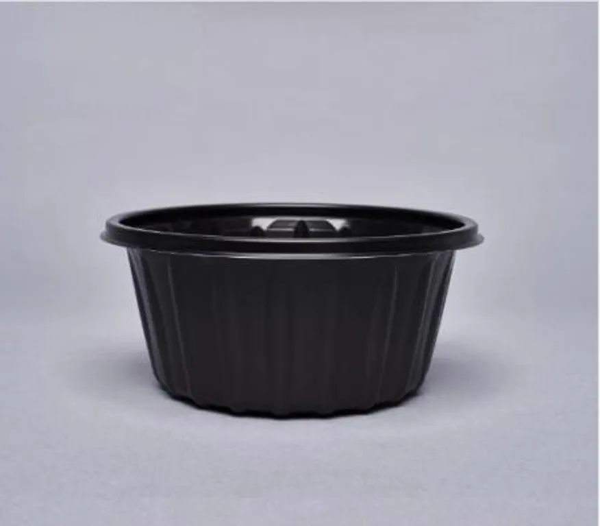 DS)칼국수용기(대)195¢(용기+뚜껑) ▶블랙 (300개세트) 이미지