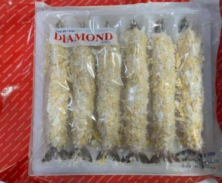 빵가루 새우 50g (6미/머리有) [다이아몬드]