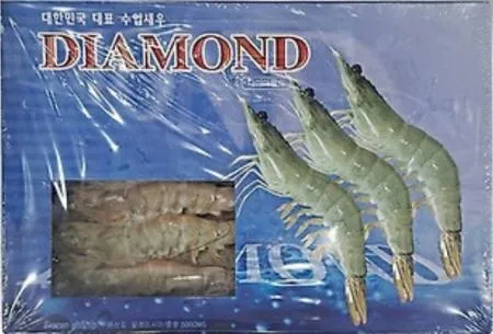 흰다리 바나메이새우 25미 (다이아몬드)