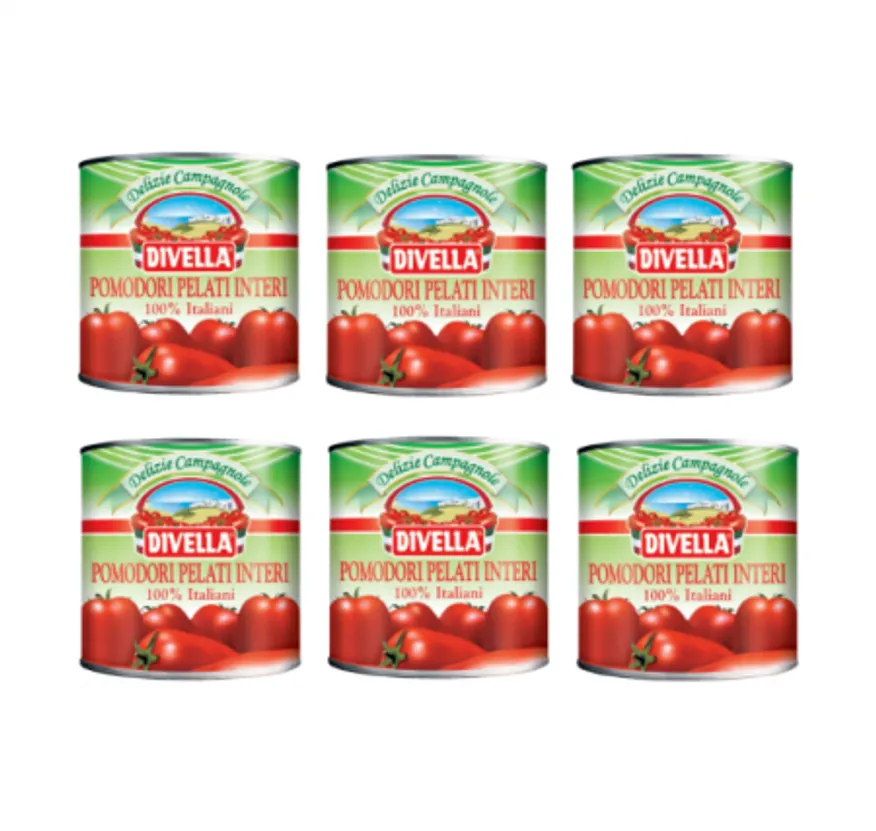디벨라 홀 토마토 / 2.5KG*6캔 / BOX / 토마토캔 토마토페이스트 이미지
