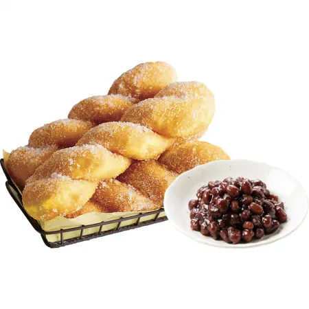 냉동 찹쌀 꽈배기 생지 앙금꽈배기 30개 단팥 80g*30ea/봉- 해동없이 바로 튀기는 국내유일 앙금꽈배기