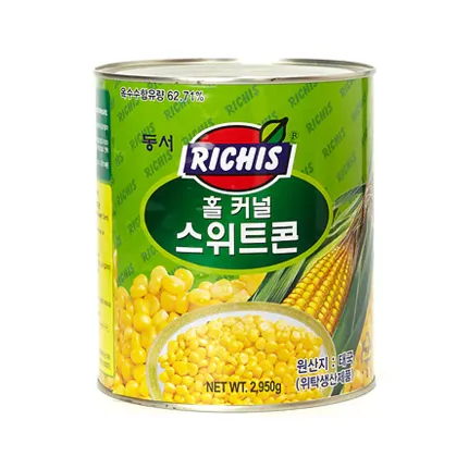 리치스 스위트콘 2.95kg / 옥수수 캔 통조림