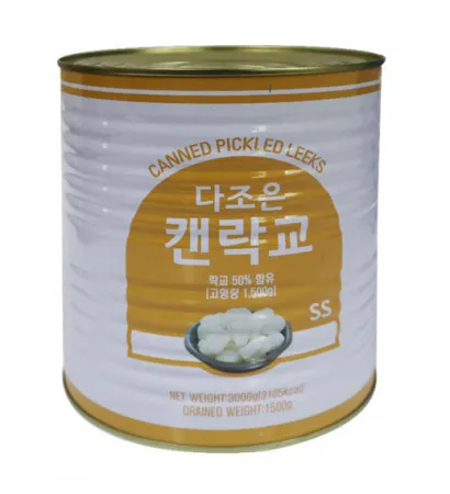 이엔푸드 다조은 캔락교(SS) 3KG 1캔 / 이엔락교 