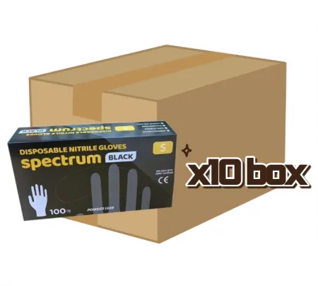 스펙트럼 니트릴장갑(S) 검정 / 100매x10 / box
