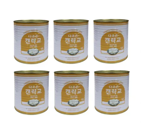 이엔푸드 다조은 캔락교(SS) / 3KG*6캔 / 이엔락교 BOX 
