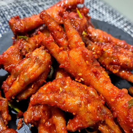 서비한입닭발 통뼈 불 닭발 400g*20 이미지