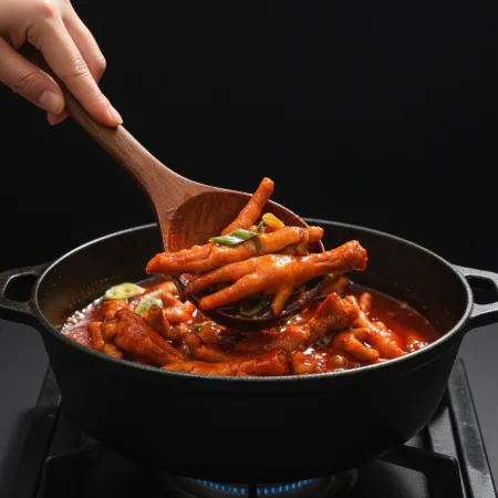 서비한입닭발 국물 닭발 800g*4 이미지