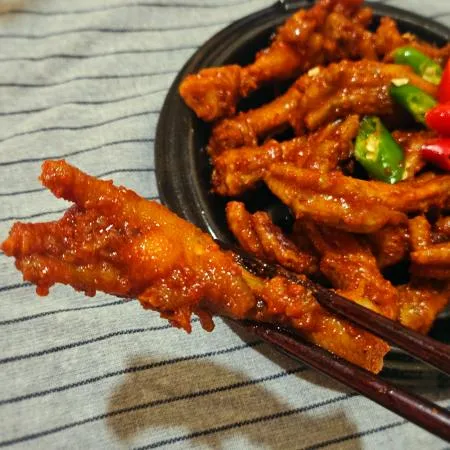 서비한입닭발 통뼈 불 닭발 400g*40 이미지