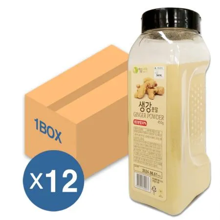이슬나라 생강분말 450g 12개입 1박스