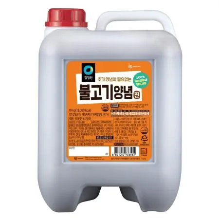 청정원 불고기 양념 10kg 업소용 대용량
