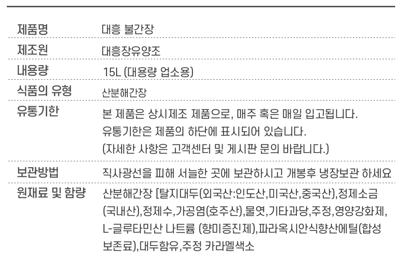 상품정보제공고시