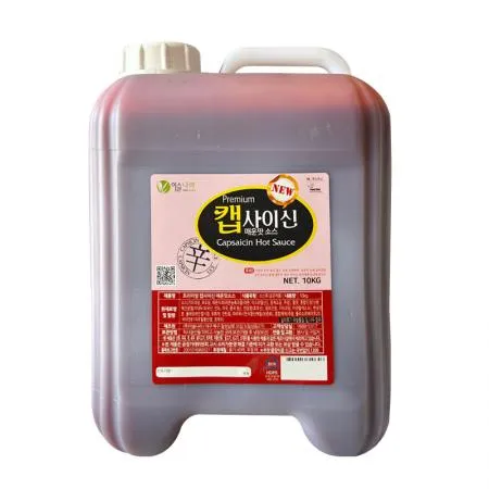 이슬나라 프리미엄 캡사이신 매운맛 소스 10kg