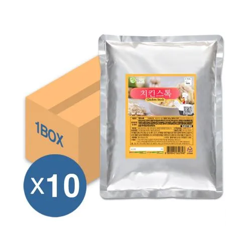 이슬나라 치킨스톡 800g 10개입 1박스