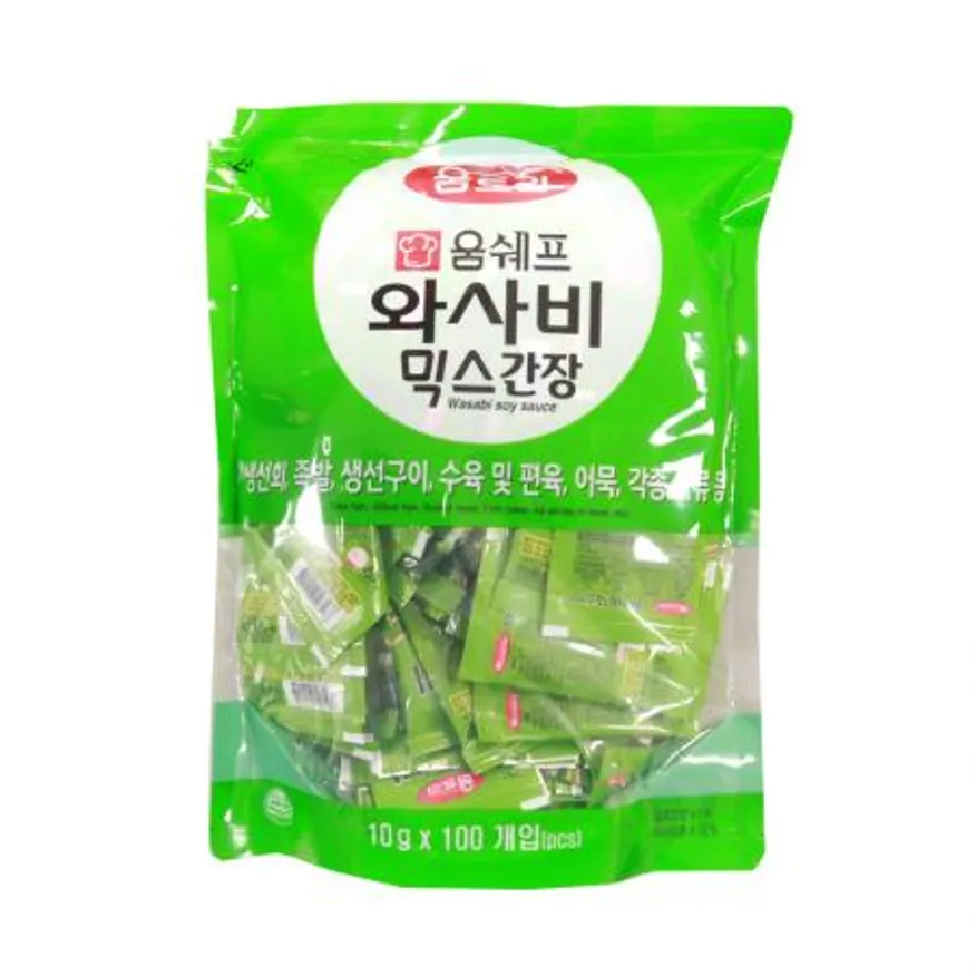 움트리 와사비 믹스간장 10g 100개입 이미지