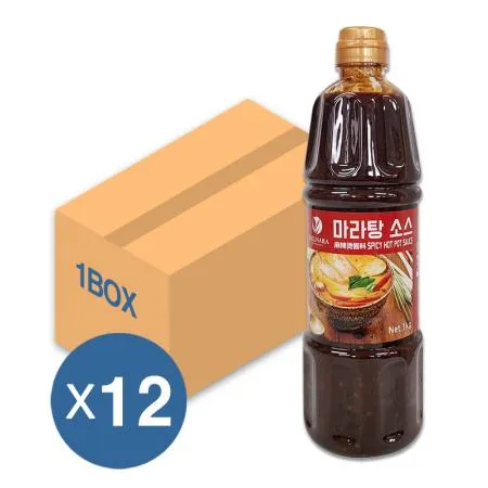 이슬나라 마라탕 소스 1kg 12개입 1박스