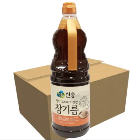 신송 향이 고소한 참기름1.6L 1BOX 8개입