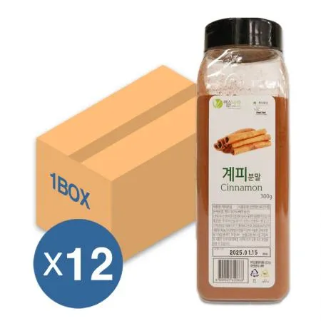 이슬나라 계피분말 300g 12개입 1박스