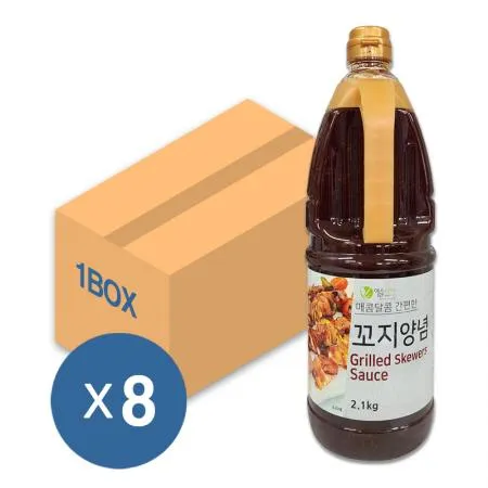 이슬나라 꼬지 양념 소스 2.1kg 8개입 1박스