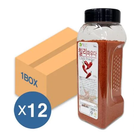 이슬나라 칠리 파우더 350g 12개입 1박스