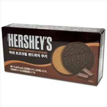 허쉬 초코크림 샌드위치 쿠키 75g