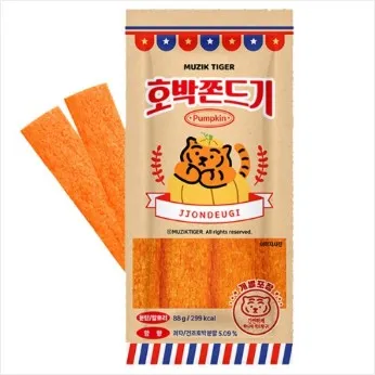 무직 타이거 호박 쫀드기 88g