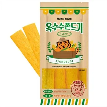 무직 타이거 옥수수 쫀드기 88g