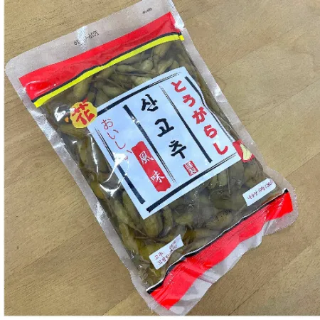 산고추 절임 500g 고추 업소용 장아찌 반찬 토호 이미지