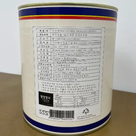 토호 캔락교 3kg 3S 락교 캔 원터치형 업소용 통조림 이미지