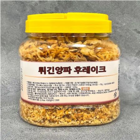 튀긴 양파 후레이크 500g 12개 (1박스) 이미지