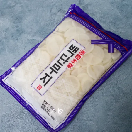 토호 백단무지 슬라이스 1kg 10개 (1박스) 이미지