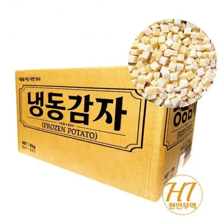 냉동감자 다이스 10kg X 1박스 벌크형 대용량 큐브형