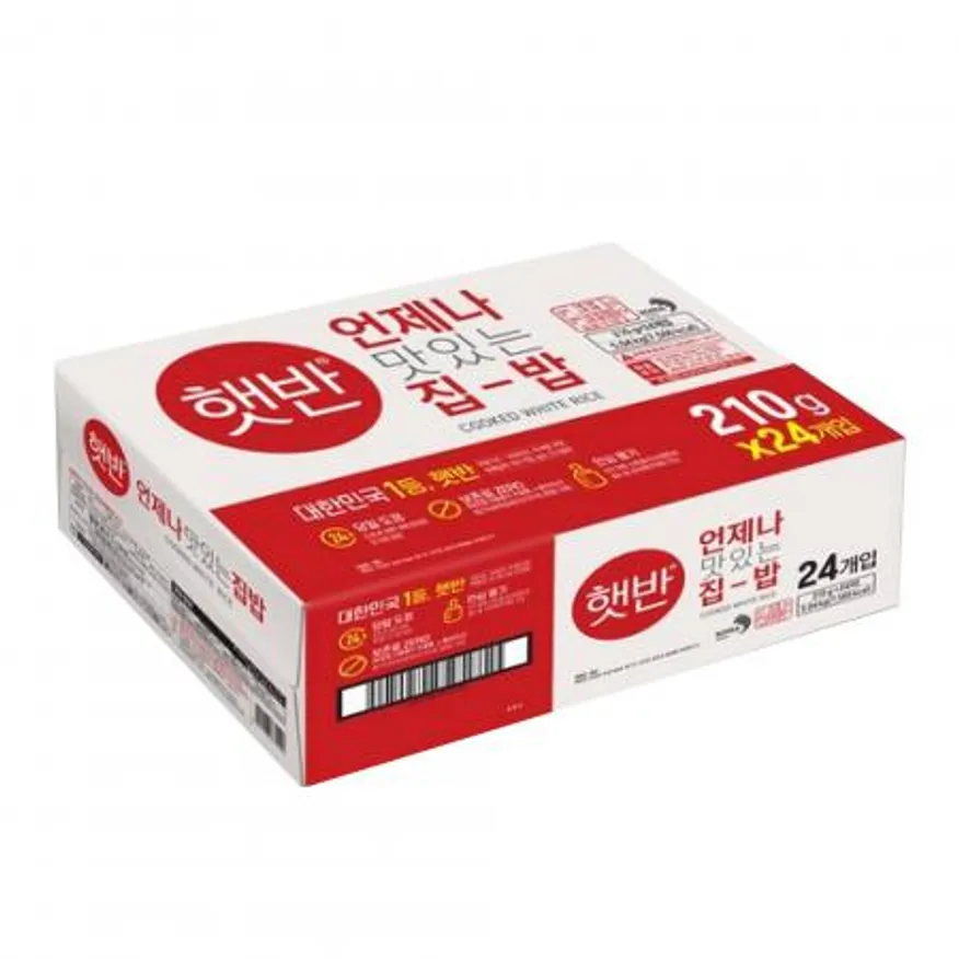 씨제이 햇반 백미밥 210g x 24개입 이미지