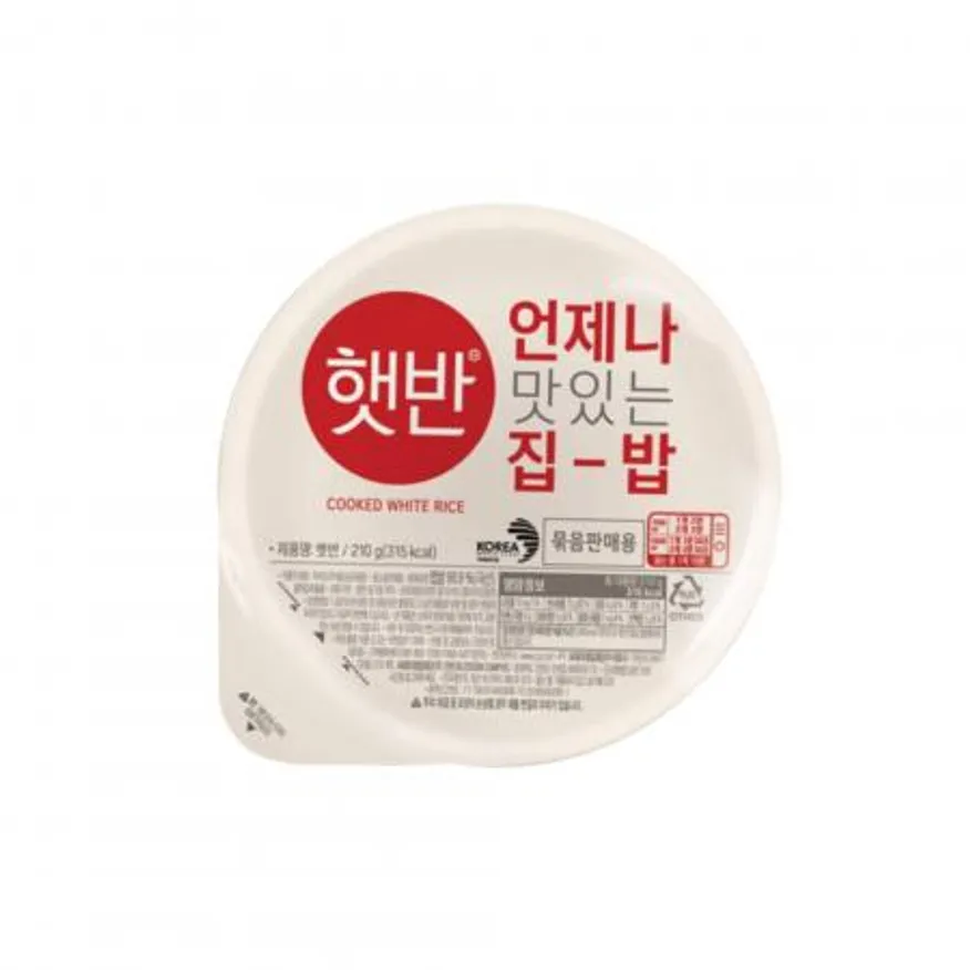 씨제이 햇반 백미밥 210g x 24개입 이미지