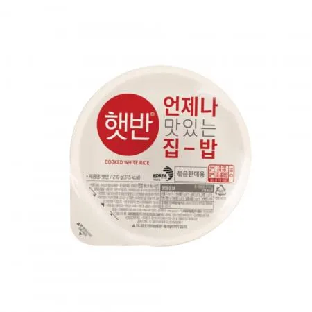 씨제이 햇반 백미밥 210g x 24개입 이미지