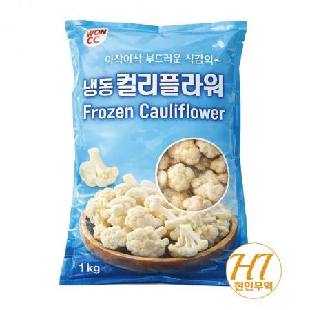 냉동 컬리플라워 10kg(1kg x 10개입)