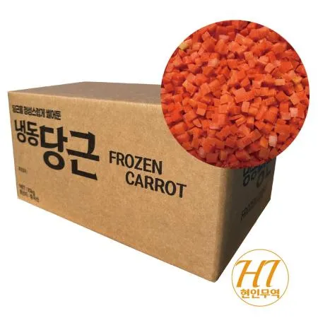 신광 냉동당근 다이스 10kg X 1박스 벌크형 대용량