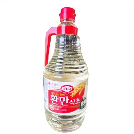 롯데 환만 식초 화이트 비니거 백식초 1.8L x 9개입 이미지