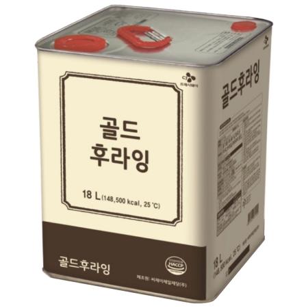 CJ 골드후라잉 업소용 대두유 콩기름 식용유 18L 