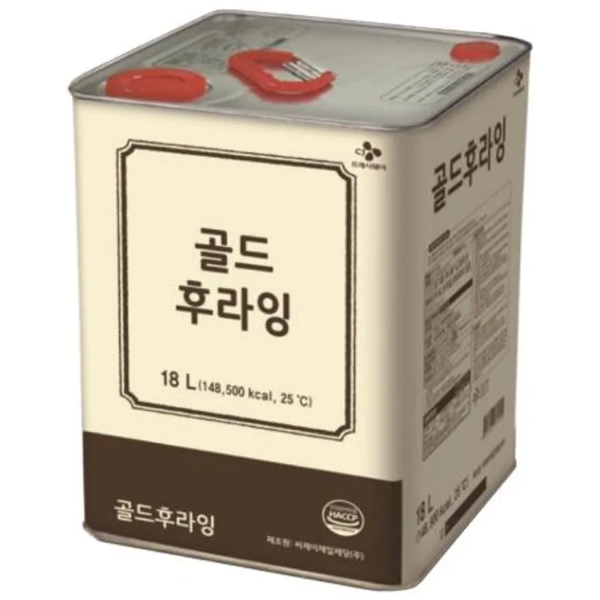 CJ 골드후라잉 업소용 대두유 콩기름 식용유 18L 이미지