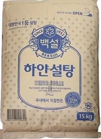 하얀설탕 흰설탕 정백 15kg/백설