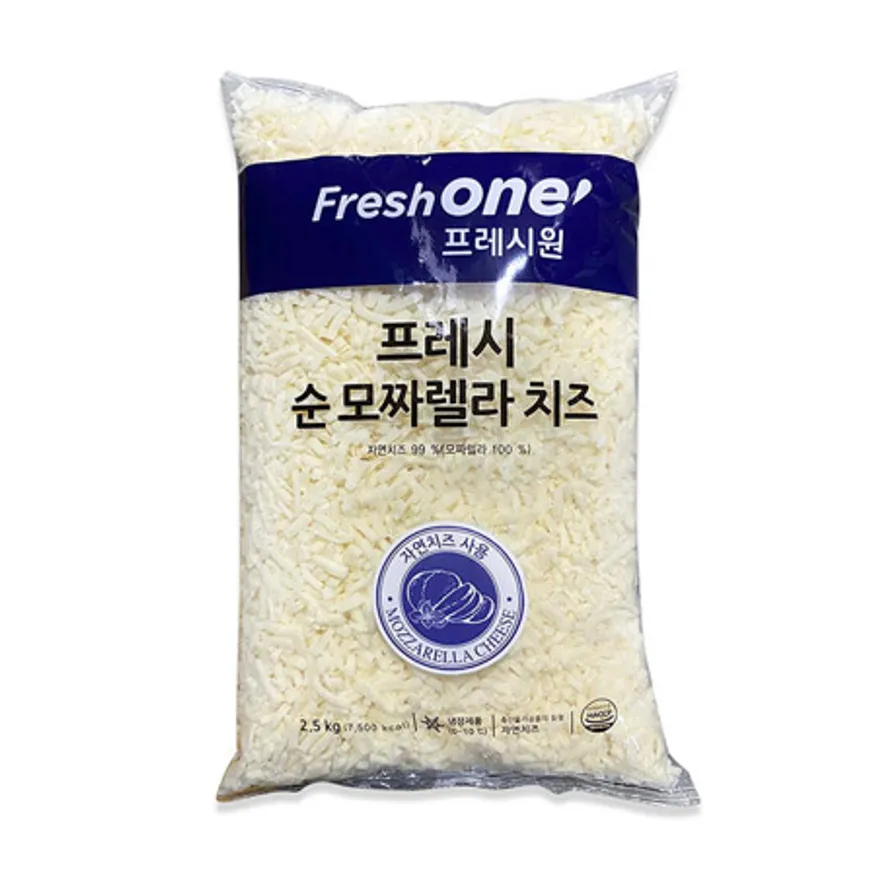 ⭐즉시배송⭐⭐초특가⭐ 프레시원 피자 치즈(순모짜렐라 2.5Kg/EA) 이미지