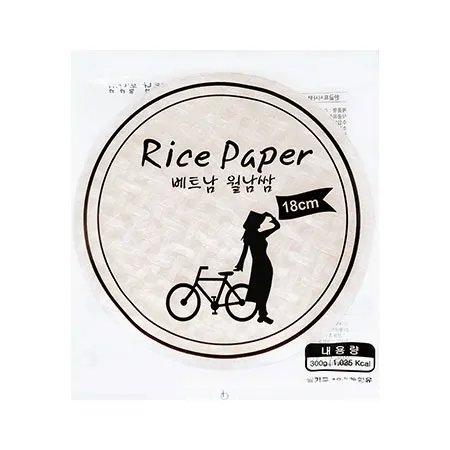 엠제이푸드 라이스페이퍼18CM 300G
