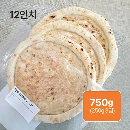 엠제이푸드 화덕도우12인치 750G (250G*3입)
