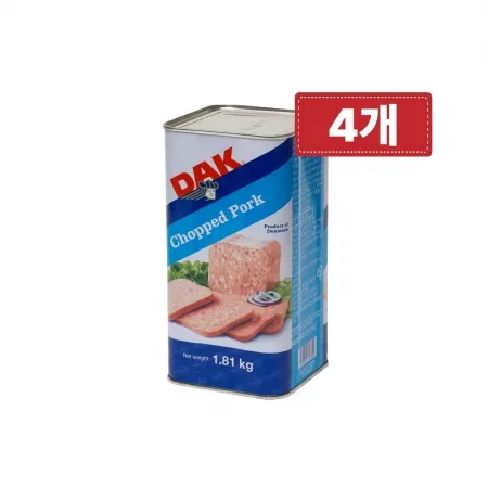 다크 촙트햄 1.8kg 4개 대용량