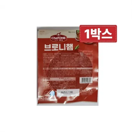 쉐프원 쿡드 브로니햄 볼로냐햄 454g 12개 1박스 대용량