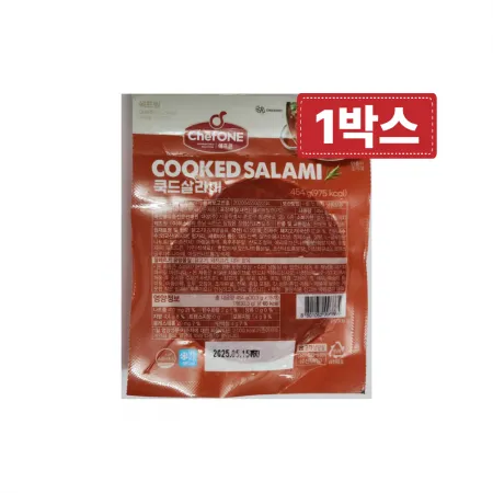 쉐프원 쿡드 살라미햄 454g 12개 1박스 대용량